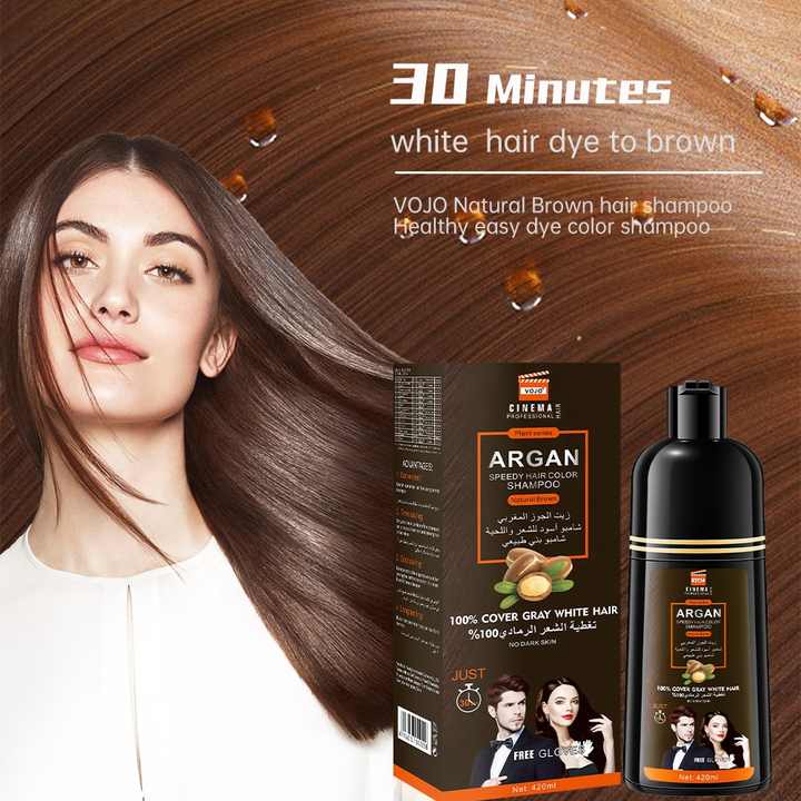 Argan Oil Black Hair Color Shampoo