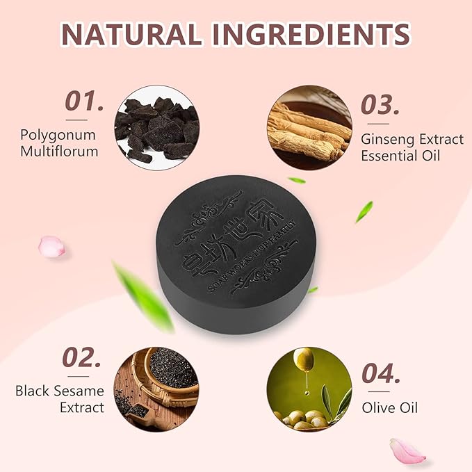 Polygonum Shampoo Soap - Hair Growth & Loss Prevention.