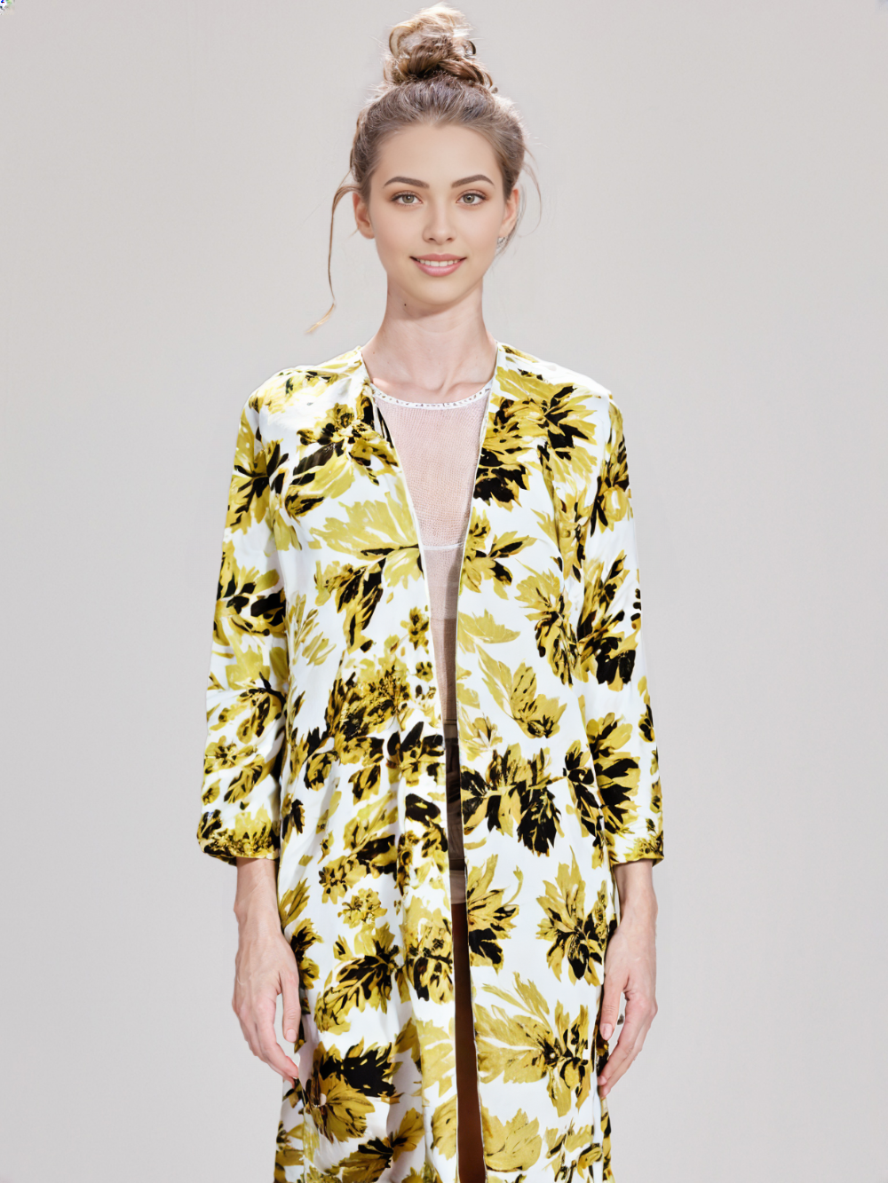 2PC-Printed Cambric Suit