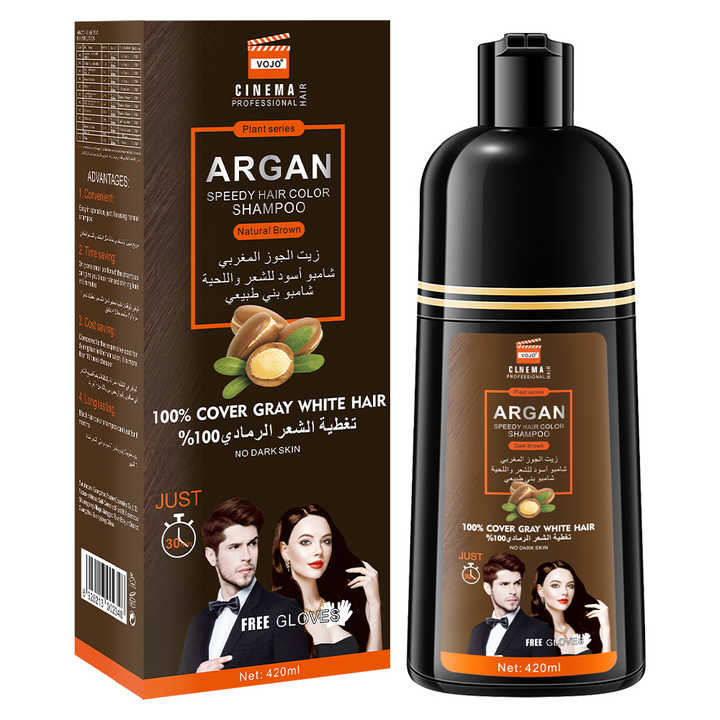 Argan Oil Black Hair Color Shampoo