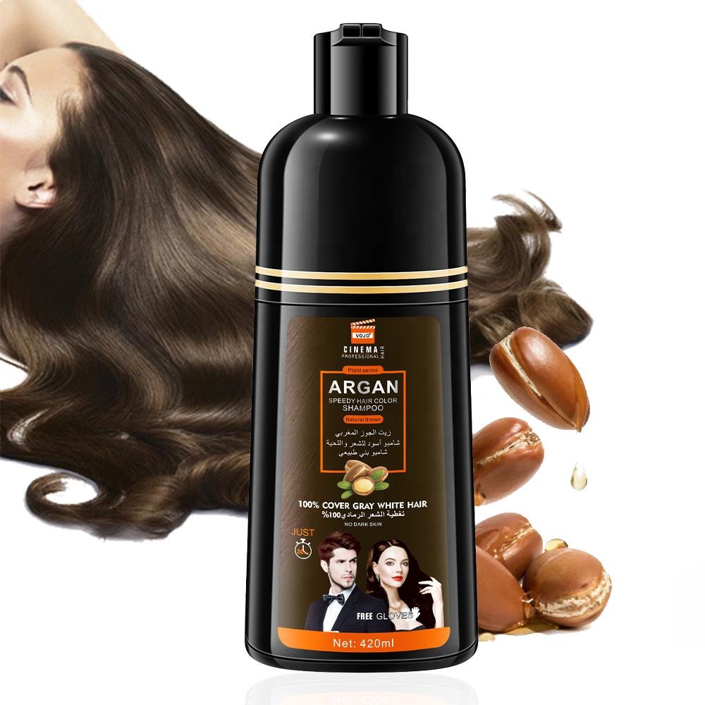 Argan Oil Black Hair Color Shampoo