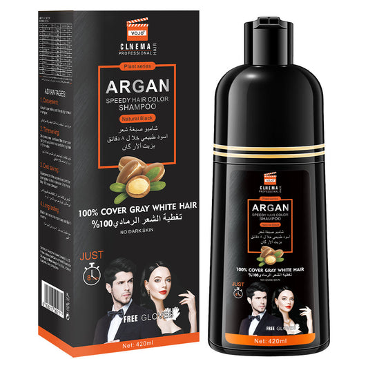 Argan Oil Black Hair Color Shampoo