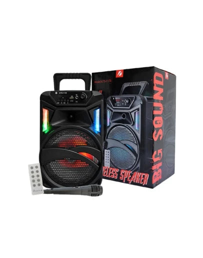 KTS-1178 8" Inch Wireless Bluetooth Speaker FM/USB/Memory Card
